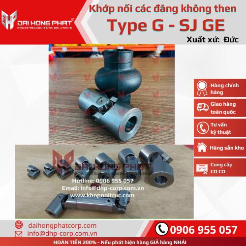 Khớp nối các đăng sj ge dạng không then. hình thật, sẵn kho vv