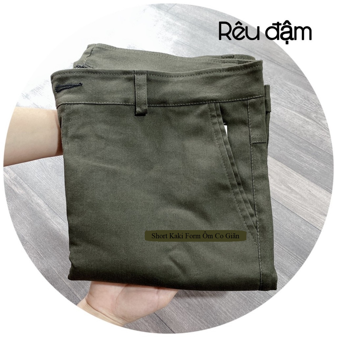 [HCM]Quần Short Nam Kaki Form Ôm Co Giãn