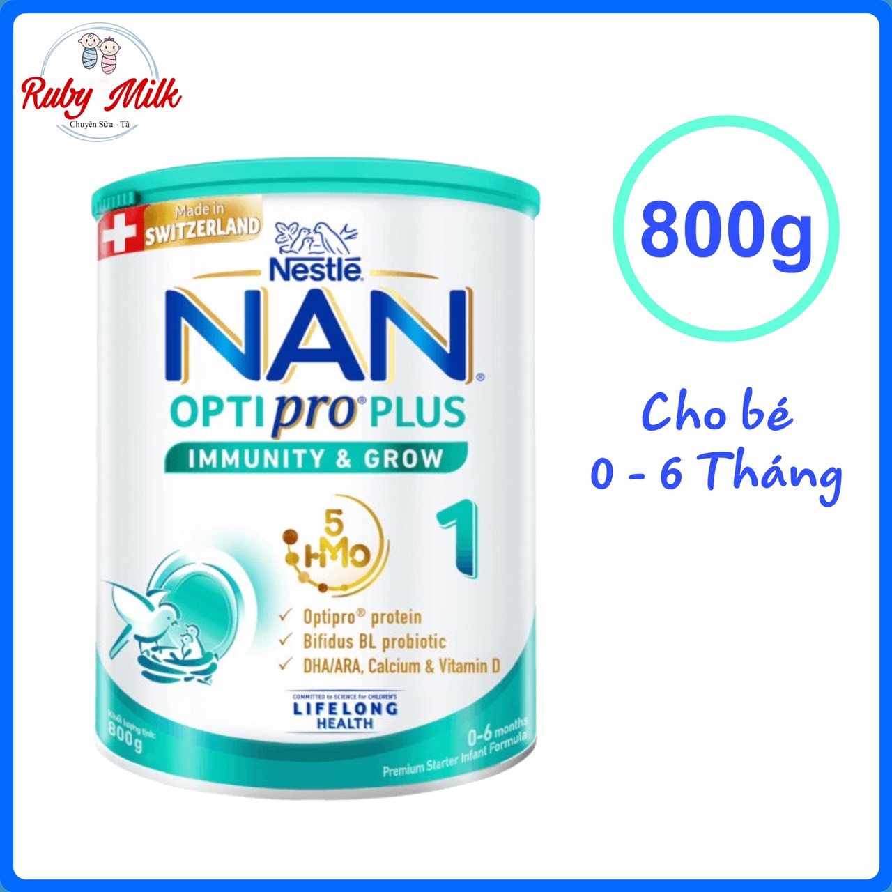 Sữa nan optipro plus số 1 lon 800g