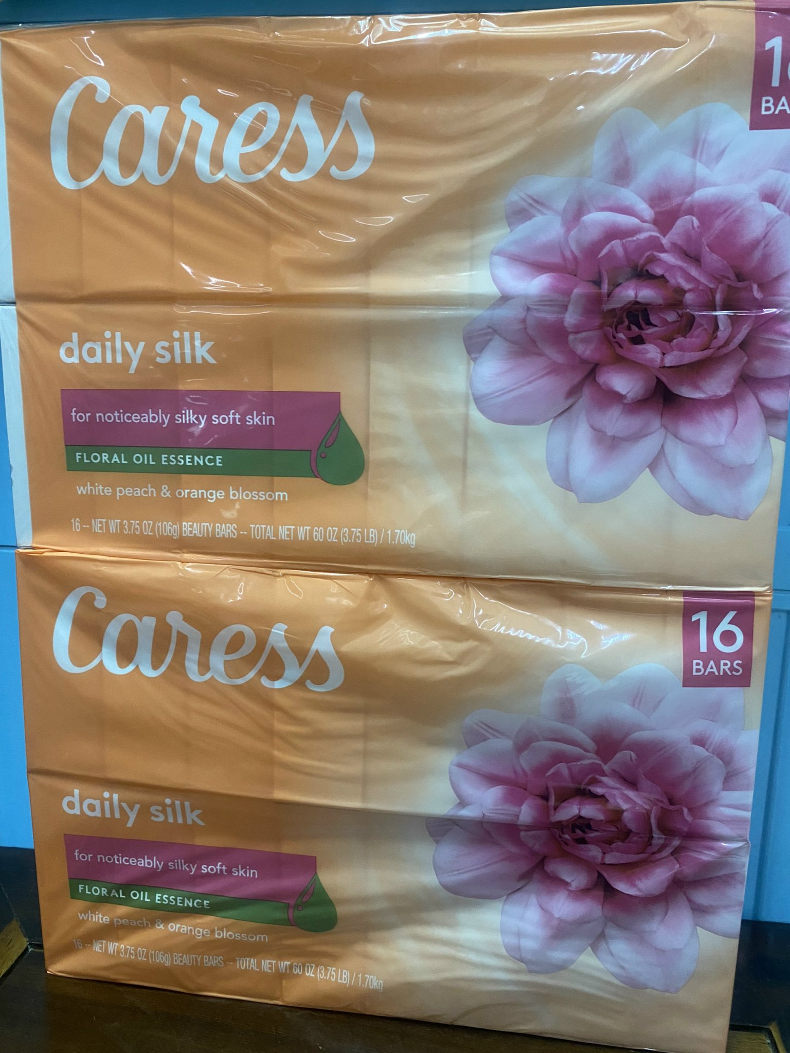 Xà bông cục Caress Daily Silk 106g (bán lẻ 1 cục)