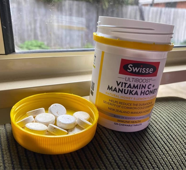 Swisse Ultiboost Vitamin C Mật ong Manuka