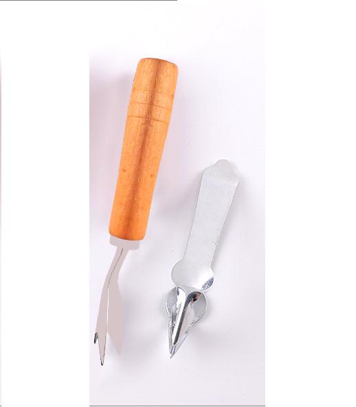 [HCM]Combo dao và nhíp gọt thơm dao cắt mắt thơm mắt dứa siêu nhanh  siêu tiện dụng GD24-2DNGT