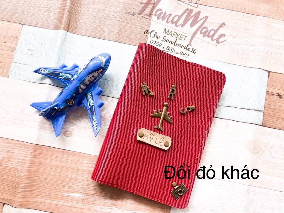 Vỏ hộ chiếu khắc tên chủ nhân, bao hộ chiếu , bọc hộ chiếu , bao da hộ chiếu , passport cover