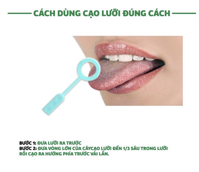 Okamura - Dụng cụ cạo lưỡi Asahi (Vỉ 2 cây)