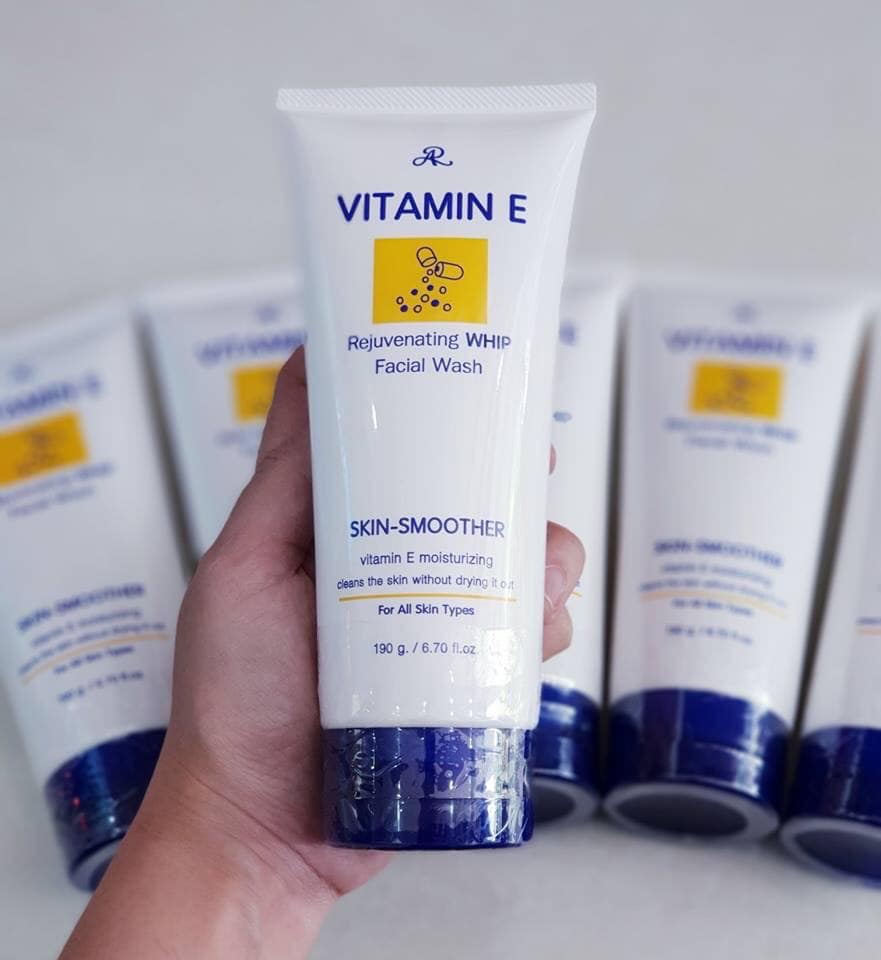 [Hcm]Sữa Rửa Mặt Dưỡng Ẩm Trẻ Hoá Làn Da Ar Vitamin E Moisturizing Facial Wash Thái Lan