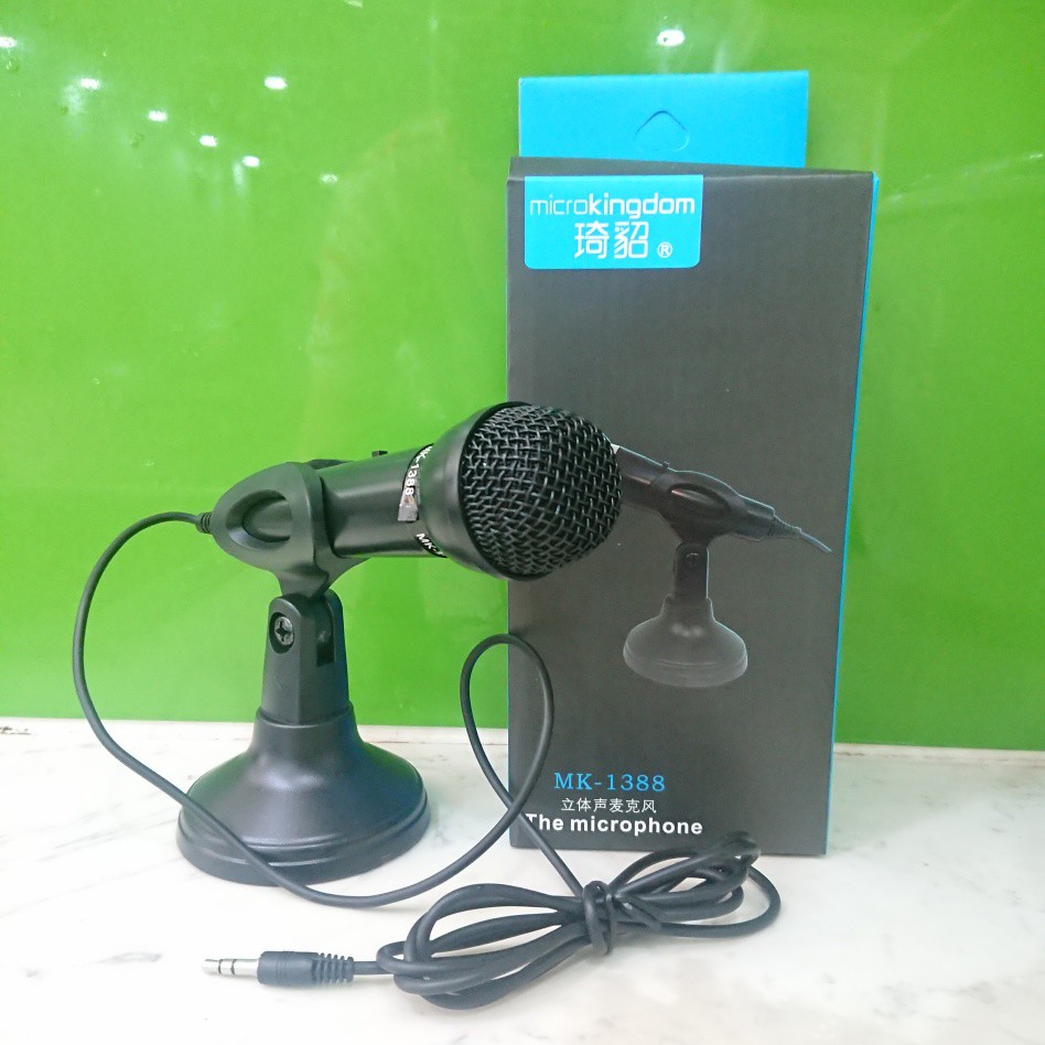 MICROPHONE DÙNG CHO MÁY VI TÍNH LIVETREMS, HỌC ONLINE, KARAOKE.