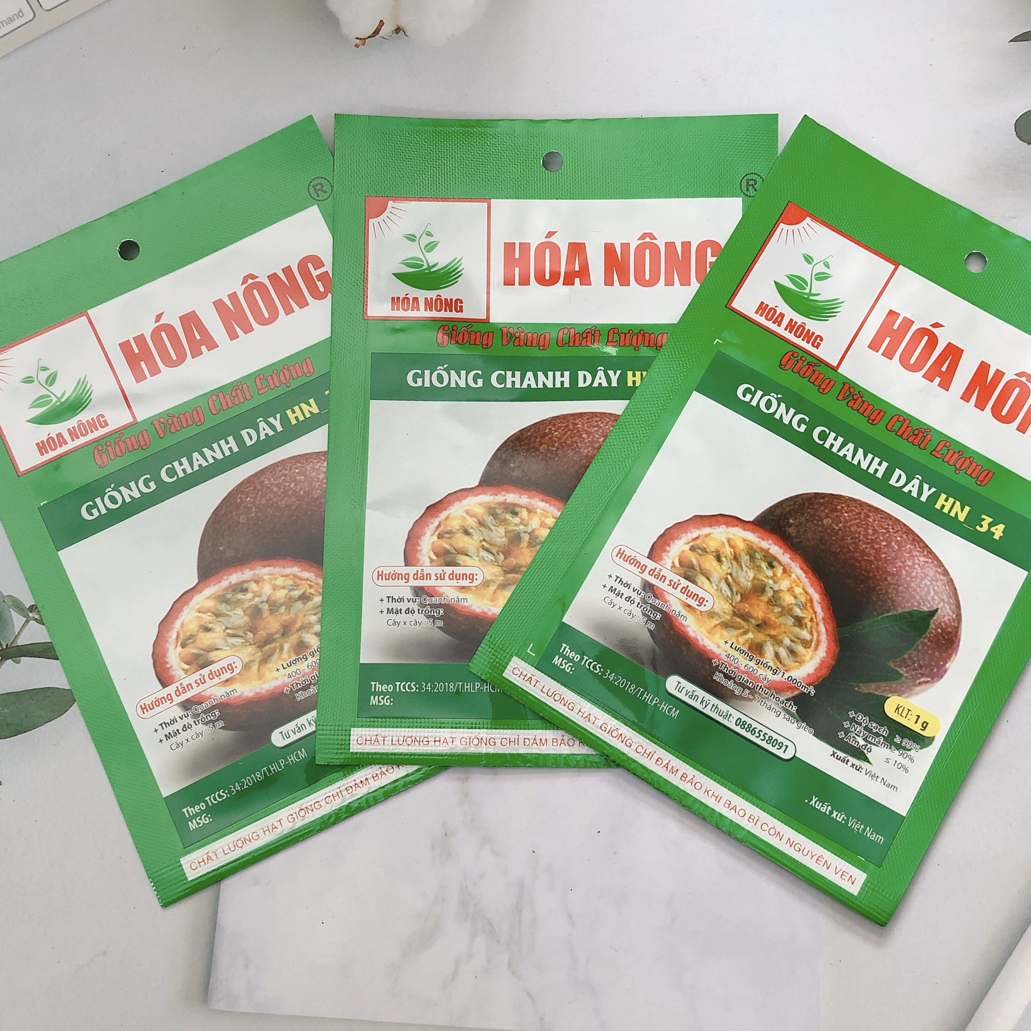 Hạt giống Chanh dây HN-34 gói 5gr