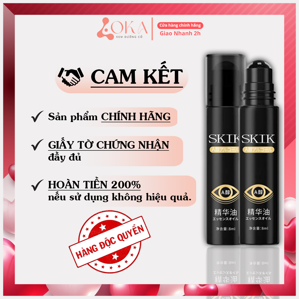 Thanh lăn tan bọng mắt, thâm mắt xóa nhăn SKIK