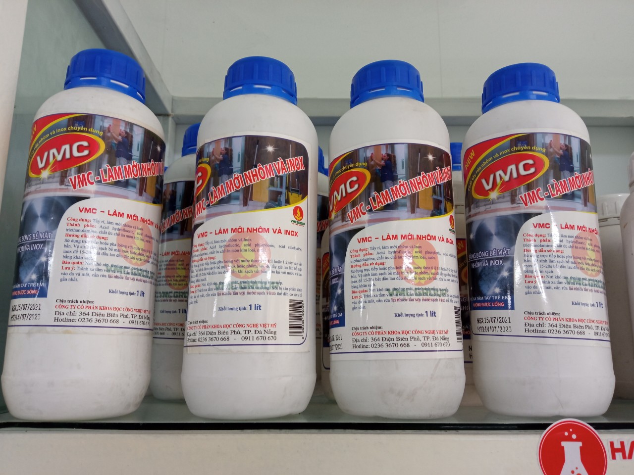 Làm mới nhôm và inox vmc – sáng bóng bề mặt chai 500ml