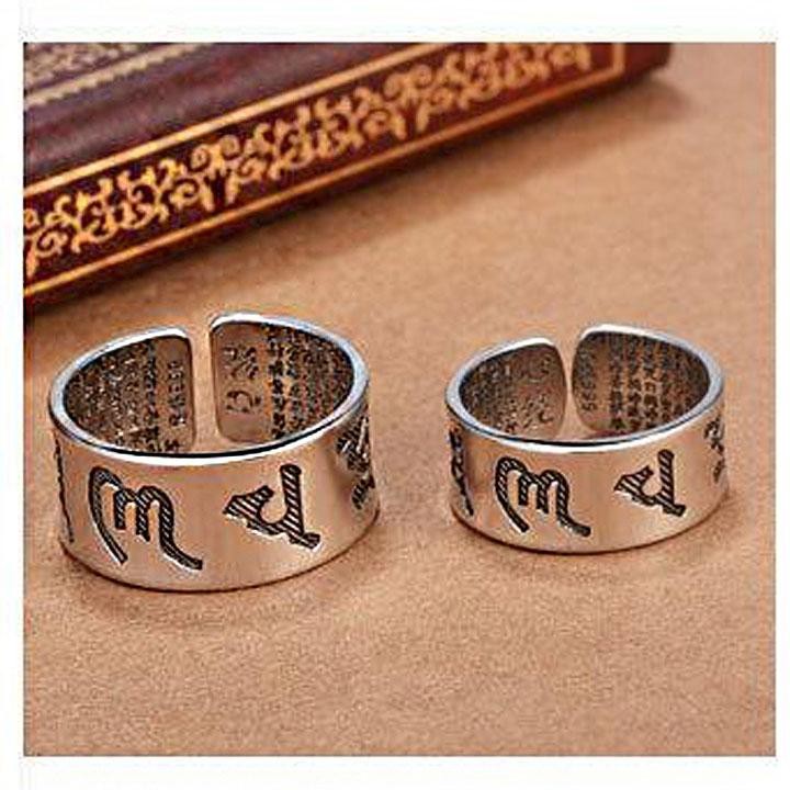 nhẫn bát nhã tâm kinh bạc không đen