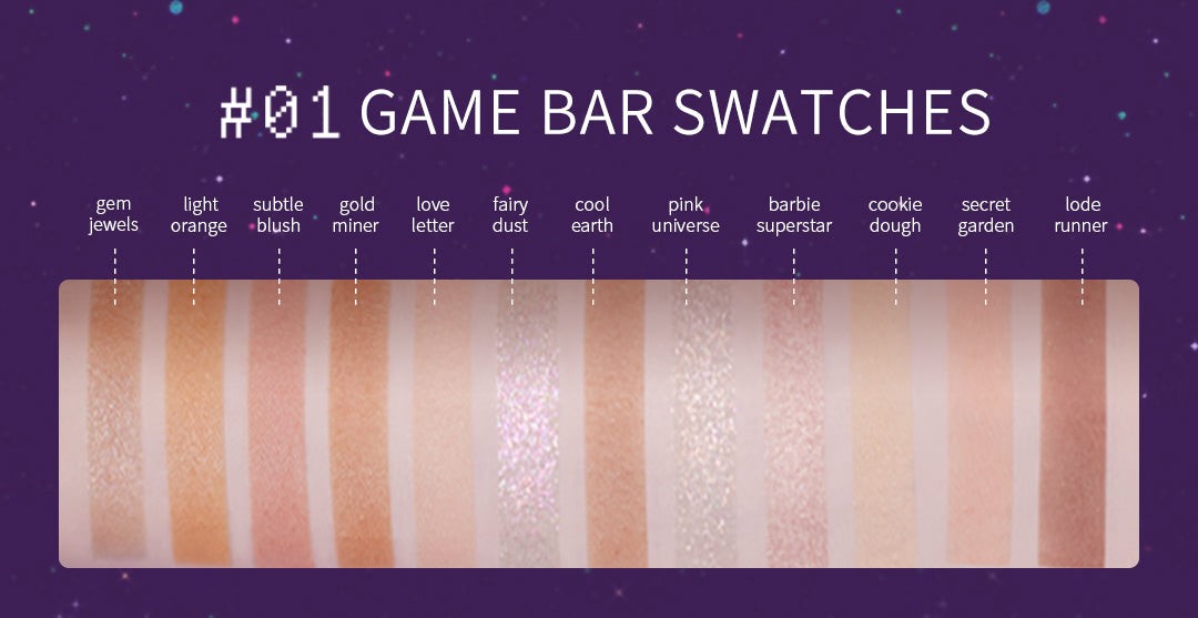 ZEESEA Bảng Phấn Mắt 12 Màu Vending Machine Eyeshadow Palette Pink Game Bar