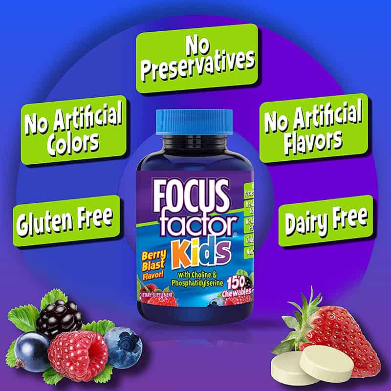 Bổ não dành cho trẻ em Focus Factor 150 viên Mỹ
