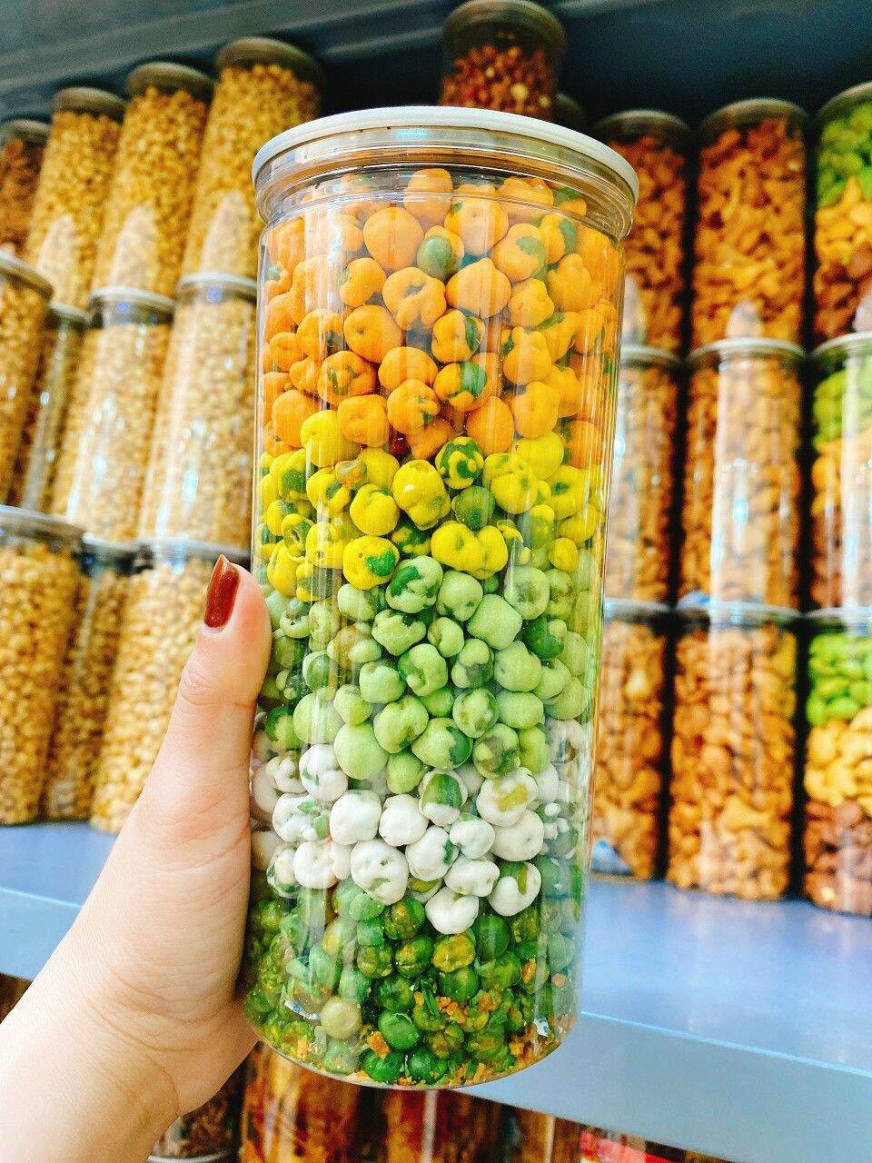 Đậu Hà Lam Mix 5 Vị.
