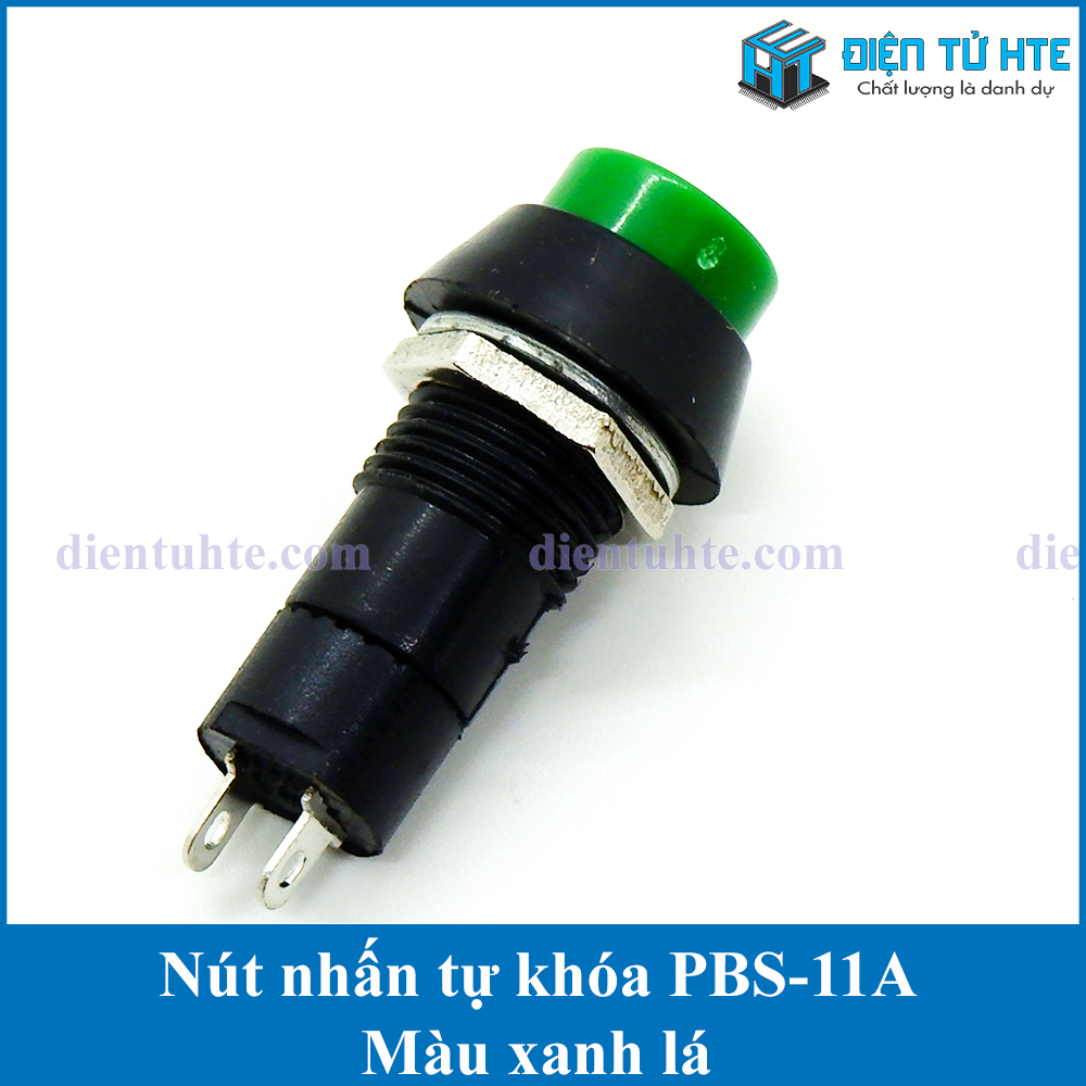 Combo 4 nút nhấn tự khóa self-locking pbs-11a 3a