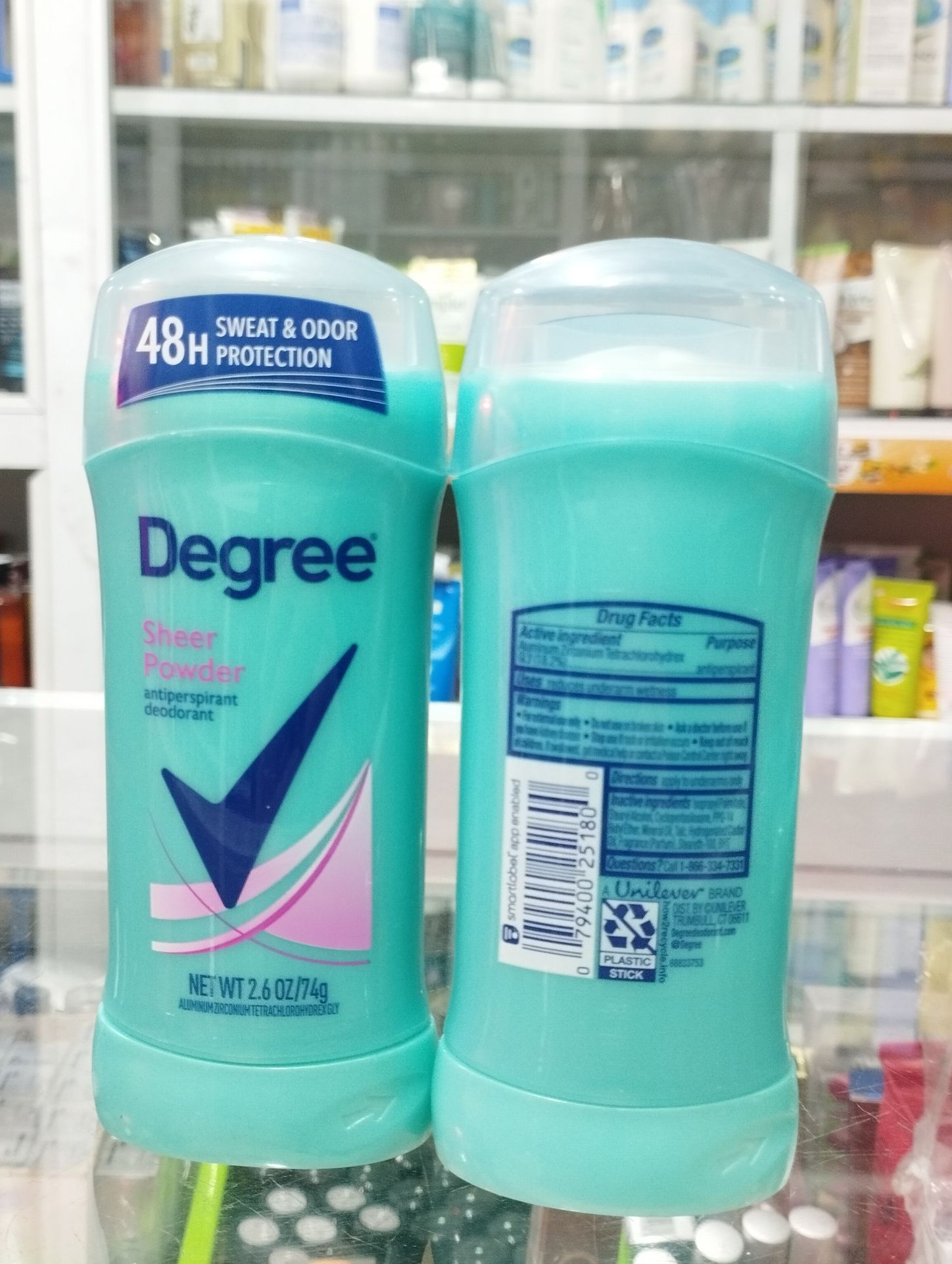 Lăn sáp khử mùi Degree Sheer Powder 74g