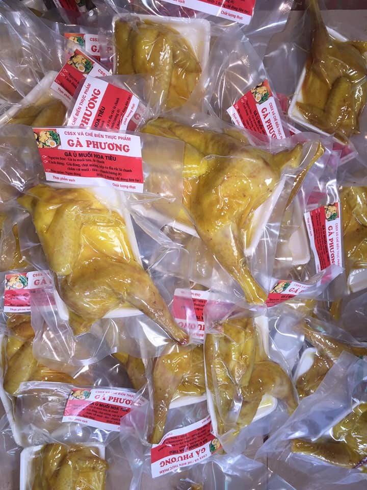Gà ủ muối hoa tiêu Khay  550g-600g (Giao hàng hỏa tốc 2h tại HN)