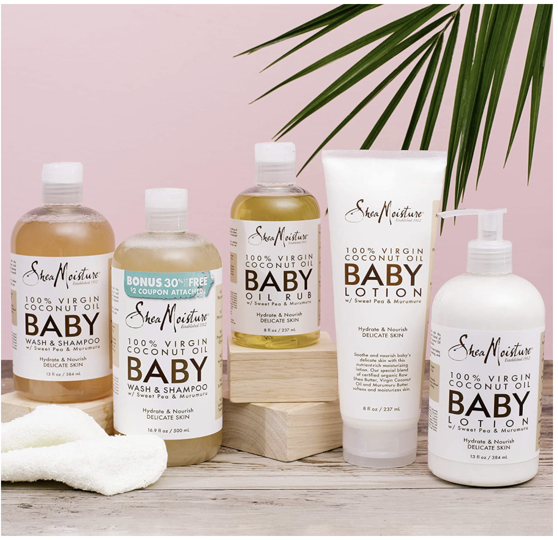 Lotion SheaMoissture Baby mùi dừa - có bill