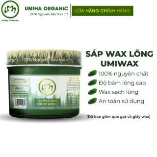 Sáp wax lông UMIHA ORGANICC UMIWAX 100ml sử dụng cho lông Chân Tay, Nách, Bikini Vùng Kín, Body an toàn cho mọi loại da thumbnail