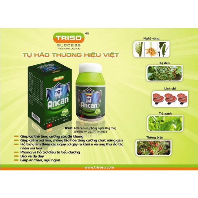 ANCAN hỗ trợ điều trị ung thư và u bướu