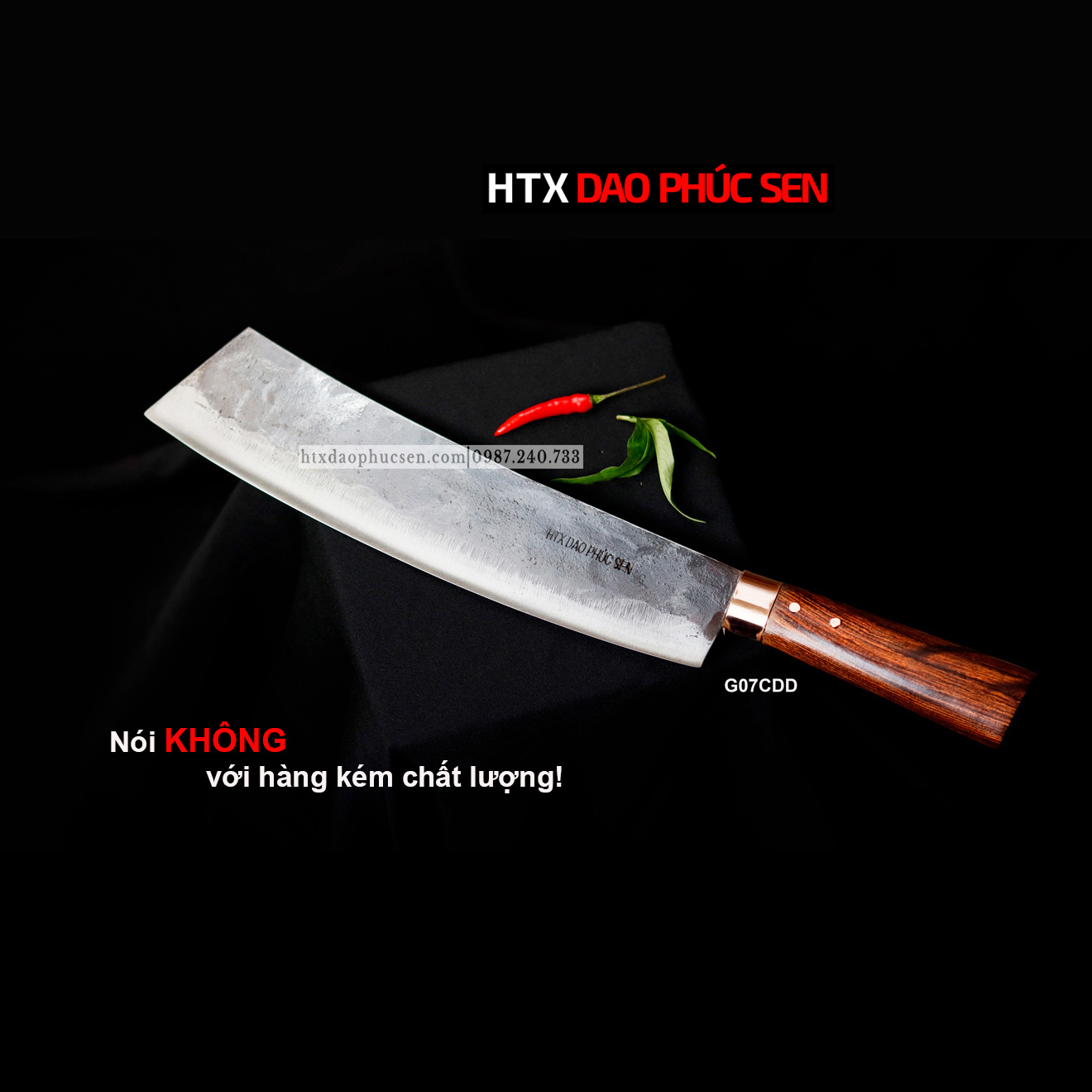 Dao tông chặt gà mới nhíp xe - G07CDD