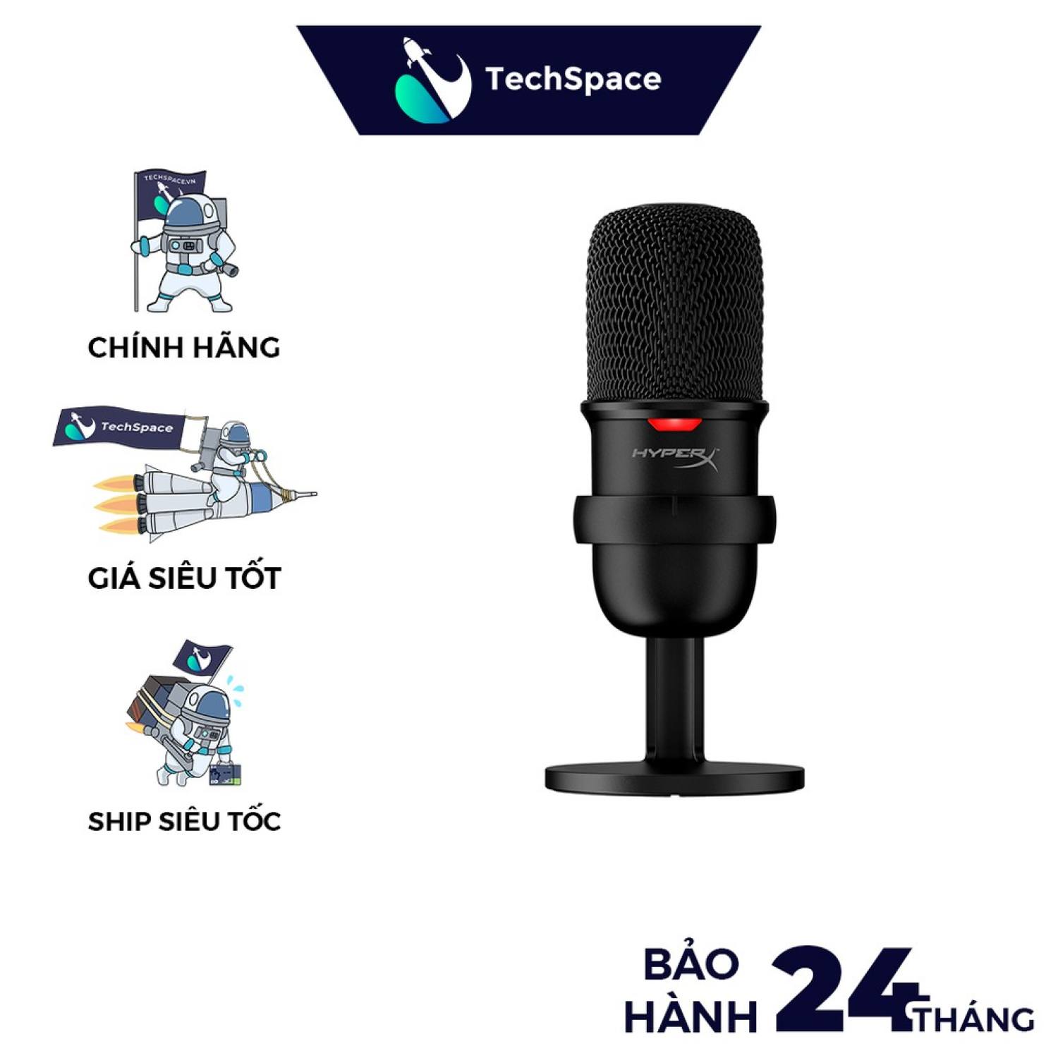 Micro HyperX SoloCast (Hàng chính hãng) -Bảo hành 24 tháng