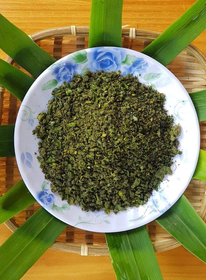 [HCM]Muối tre lá é Jrai hũ 500gr - 155k