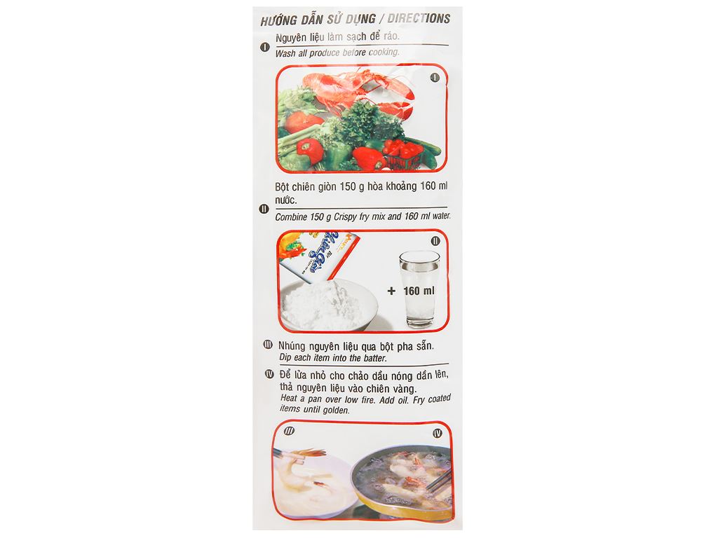 Bột Chiên Giòn Tài Ký 150g 1kg