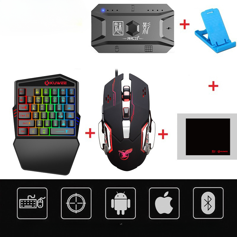 Bộ bàn phím chuột + dock điện thoại g6 - m1 pro chơi game nhạy + - k1351
