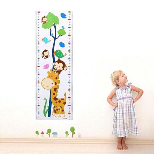 Thước đo chiều cao trẻ em decal dán tường 1183