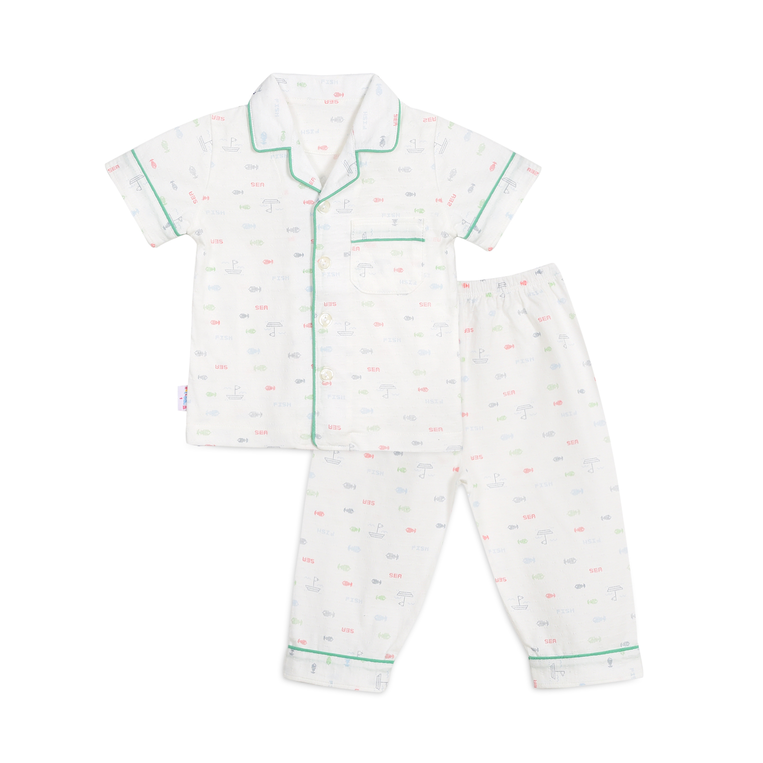 BỘ PYJAMAS TAY NGẮN BÉ TRAI 1150-HELLO BB (hình ngẫu nhiên)