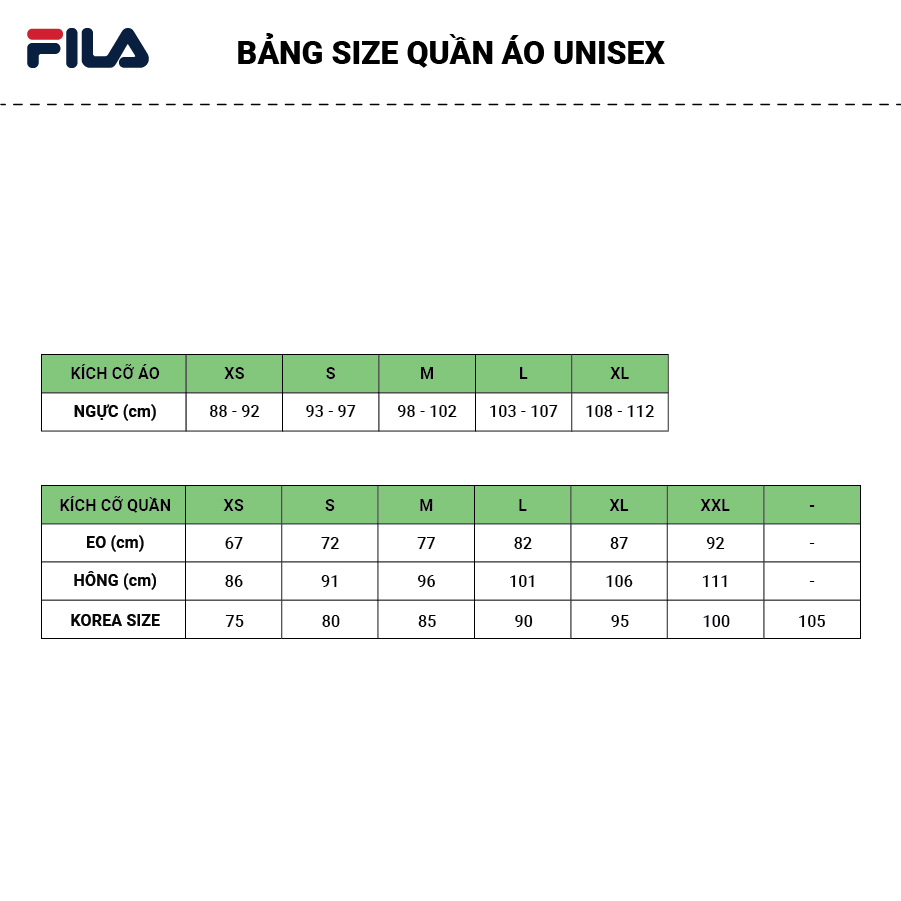 Fila Quần dài thời trang unise.x FW2PTE3080M-BLK