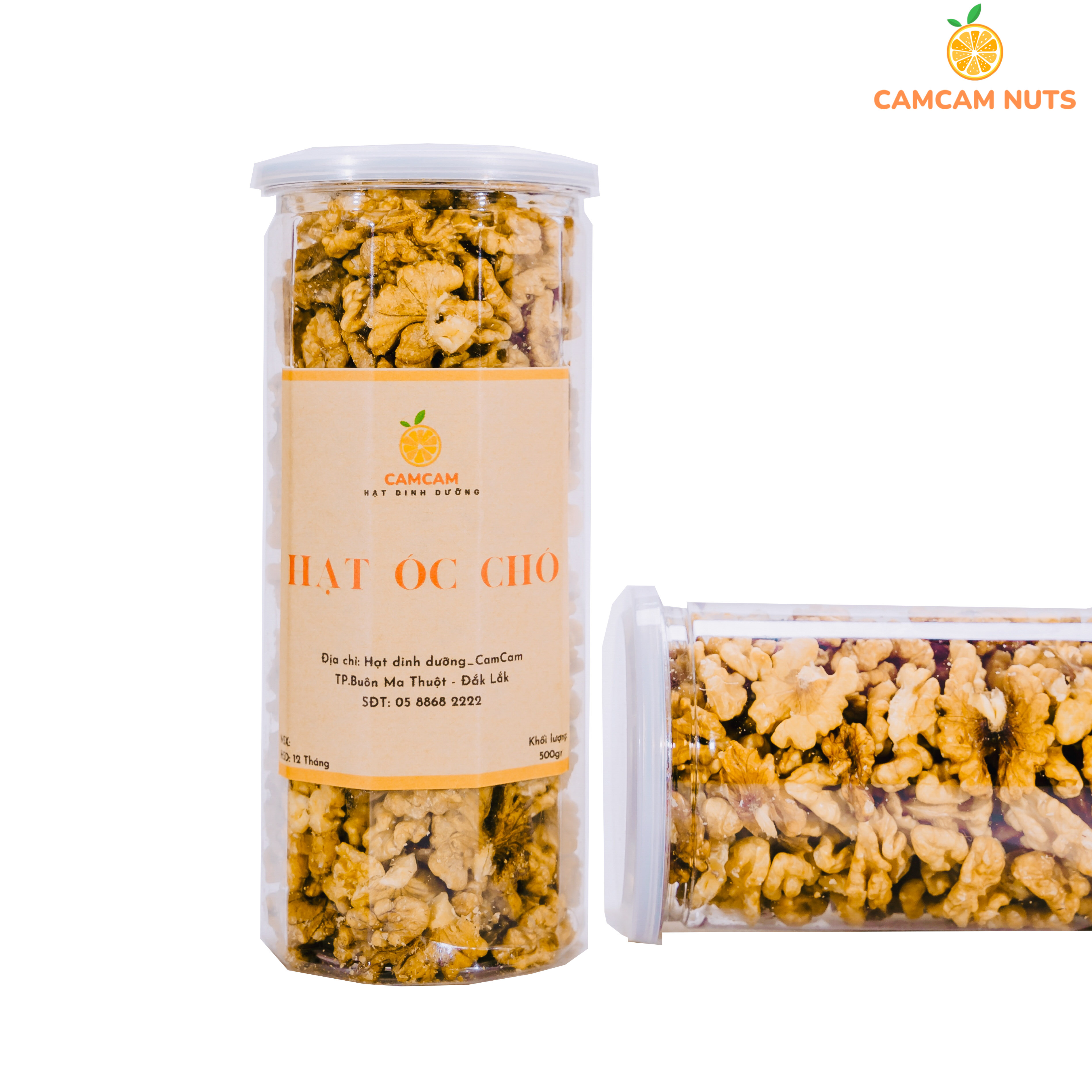 Nhân Hạt Óc Chó Vàng Cao Cấp Date mới, thơm ngon 500GRAM