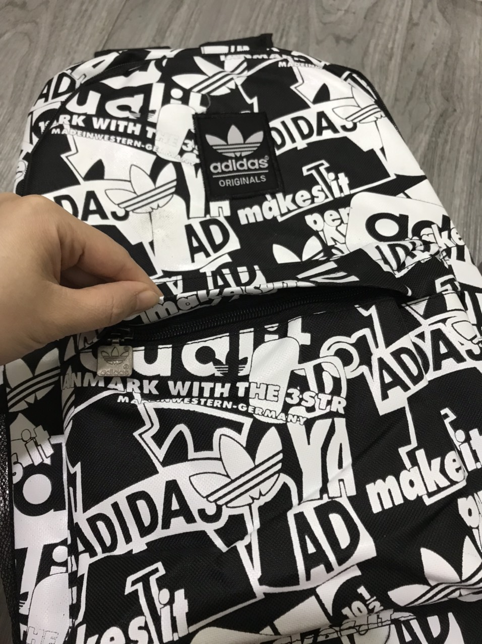 Balo Makes it chất liệu polyester hàng Quảng Châu dày đẹp