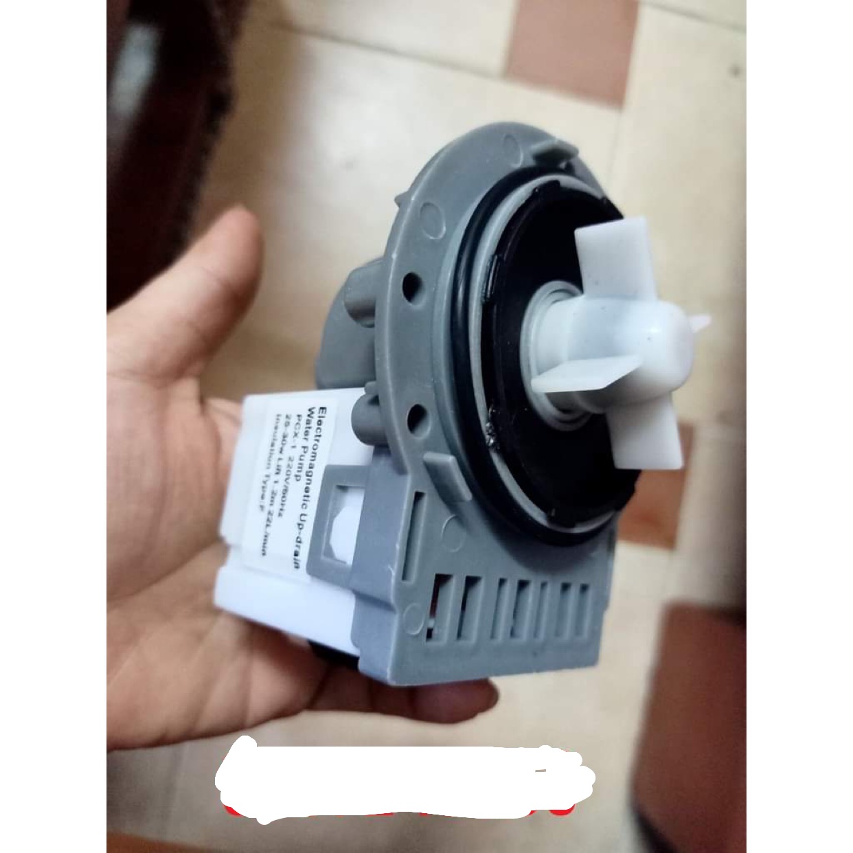 Bơm Xả Máy Giặt Samsung Cửa Ngang Chính Hãng