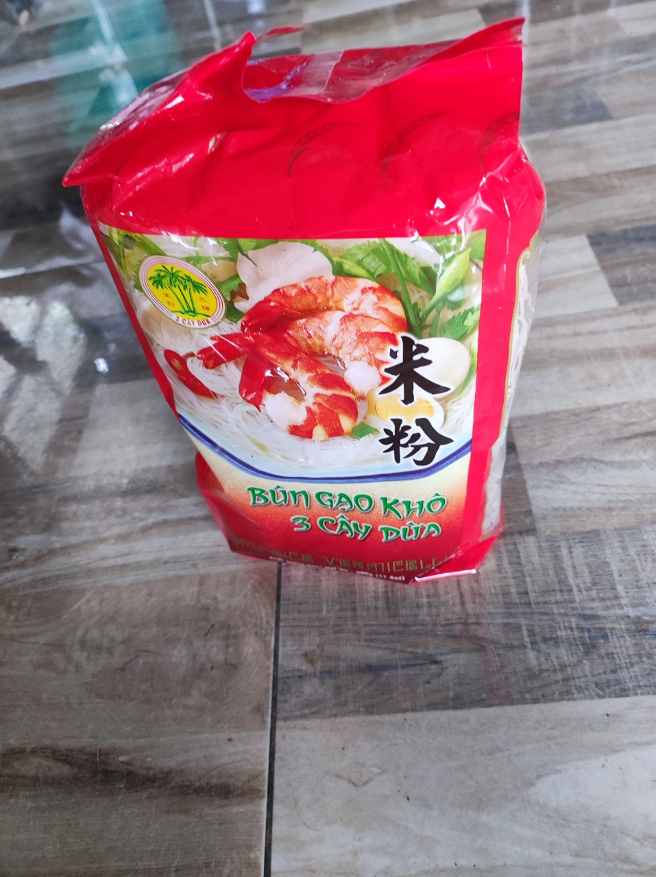 Bún gạo khô 3 cây dừa gói500gr