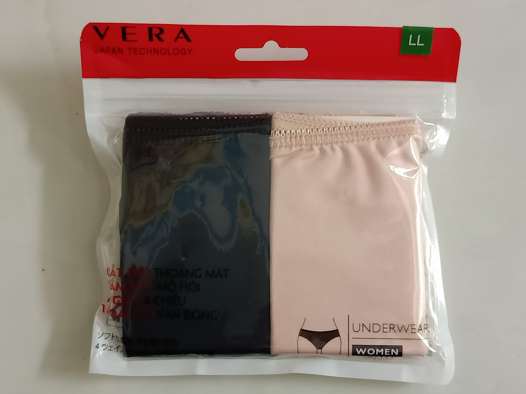 Combo 2 Quần Lót Nữ Thun Lạnh Vera (giao màu ngẫu nhiên)