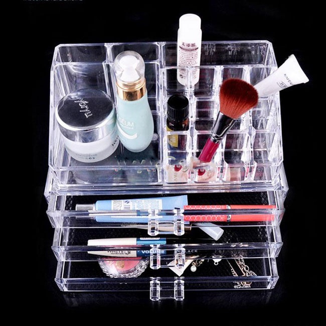 [sale] Khay đựng mỹ phẩm và trang điểm 4 tầng