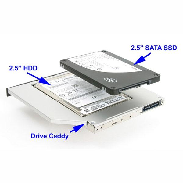 [HCM]Khay Cắm Ổ Cứng Mở Rộng Second HDD Caddy (9.5mm & 12.5mm)