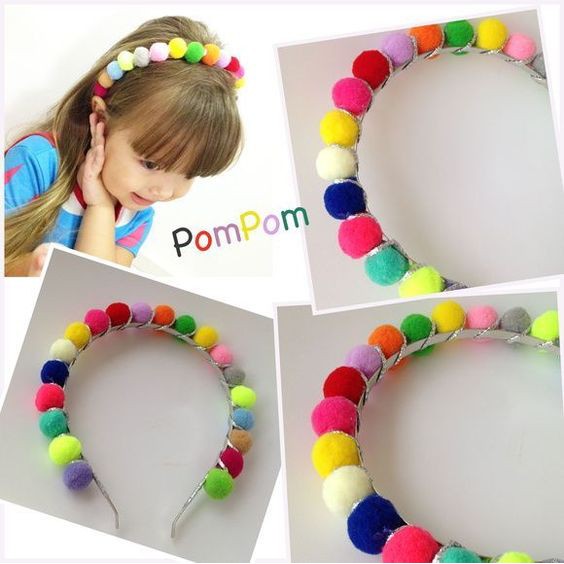Pompom trang trí 1-3cm đủ màu