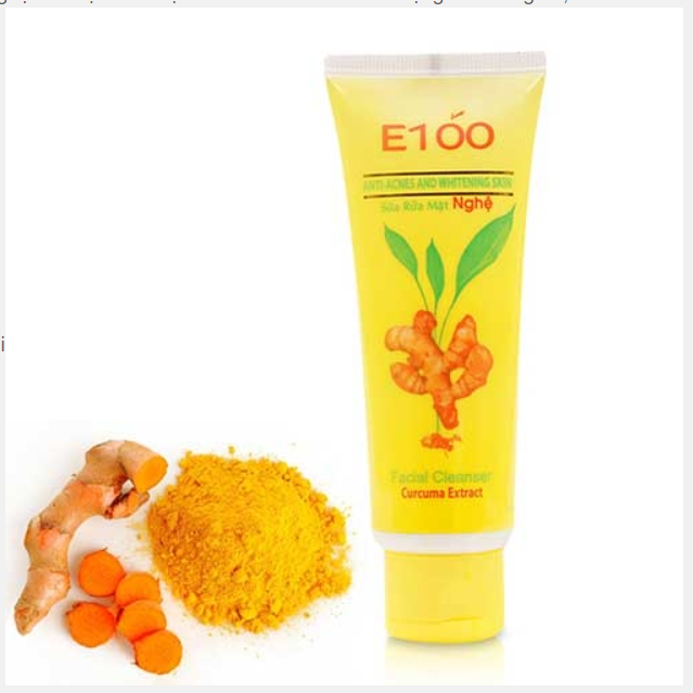 Sữa rửa mặt nghệ e100 100g