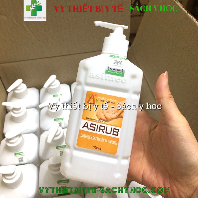 Nước rửa tay khô Asirub sát khuẩn
