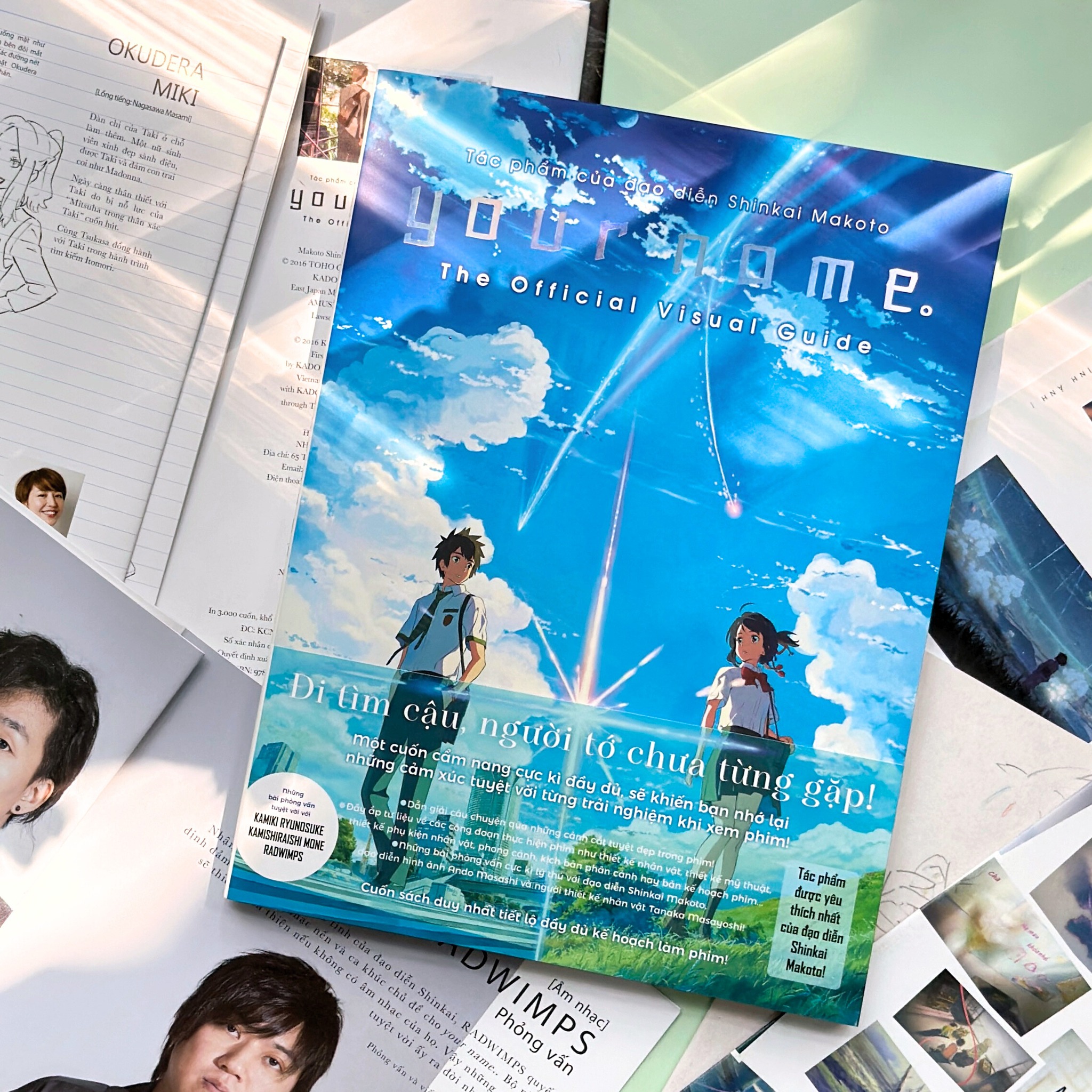 Your Name. - The Official Visual Guide + Boxset Manga 3 tập + Tiểu thuyết (IPM)