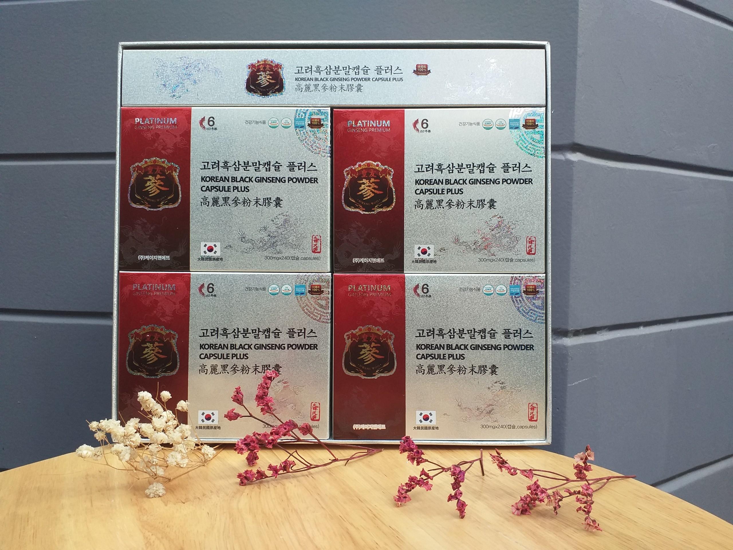 THỰC PHẨM DÀNH CHO SỨC KHỎE KOREA BLACK GINSENG POWER CAPSULE PLUS