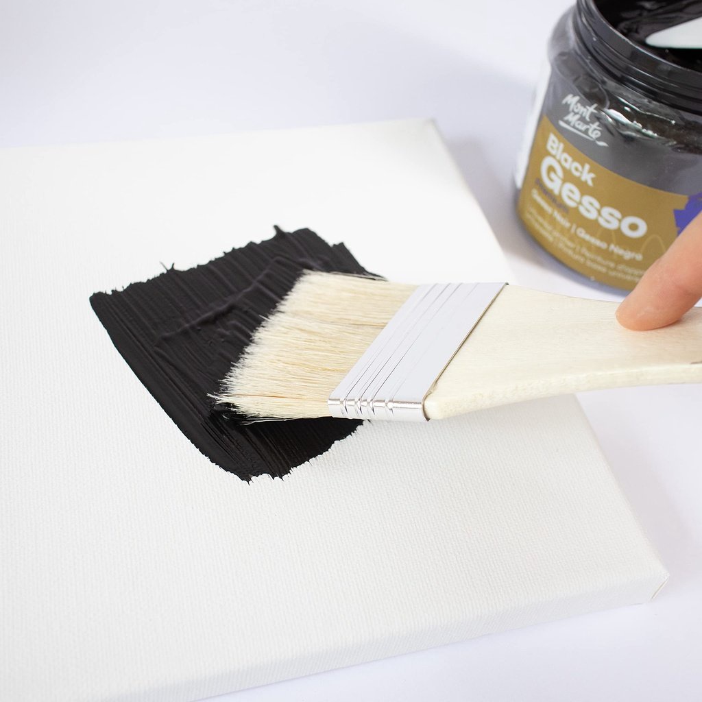 Sơn lót tranh vẽ Gesso Mont Marte 500ml