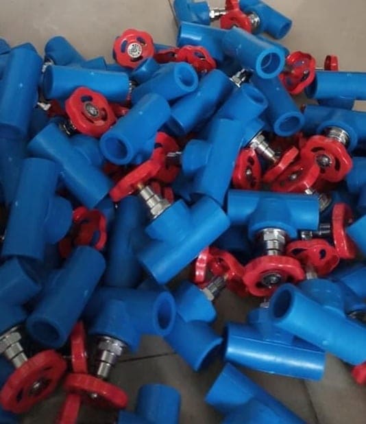 Van khóa ống nhiệt PPR Phi 20,25 - Van mở 50%
