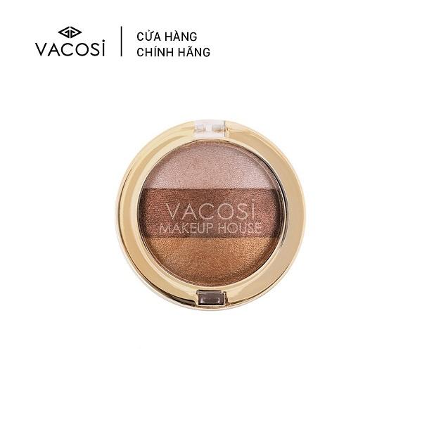 Phấn mắt phối 3 màu Vacosi Eyeshadow 5g No.02