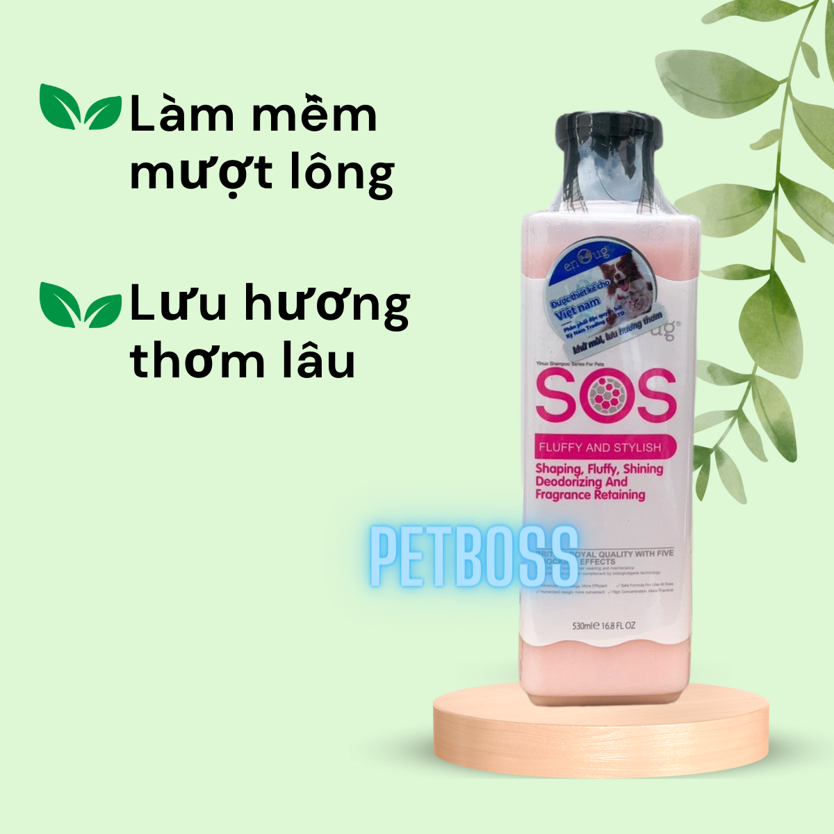 Sữa tắm sos cho thú cưng chai 530ml