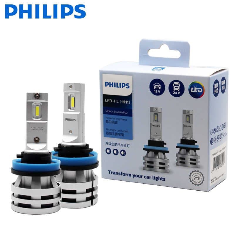 Đèn pha LED H11 Philips Ultinon Essential G2 Siêu Sáng