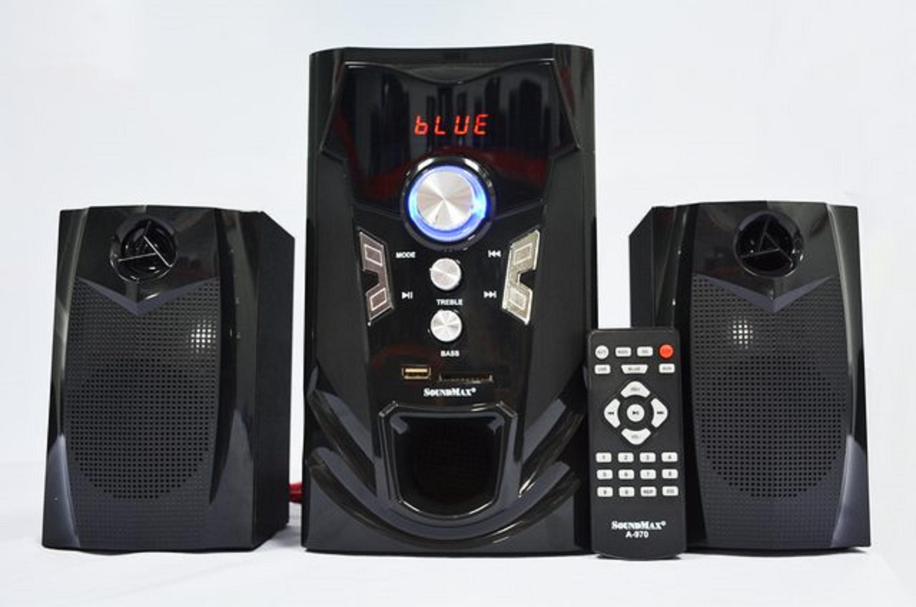 SOUNDMAX A970  (2.1)  Bluetooth 5.0, USB/ thẻ nhớ, Remote