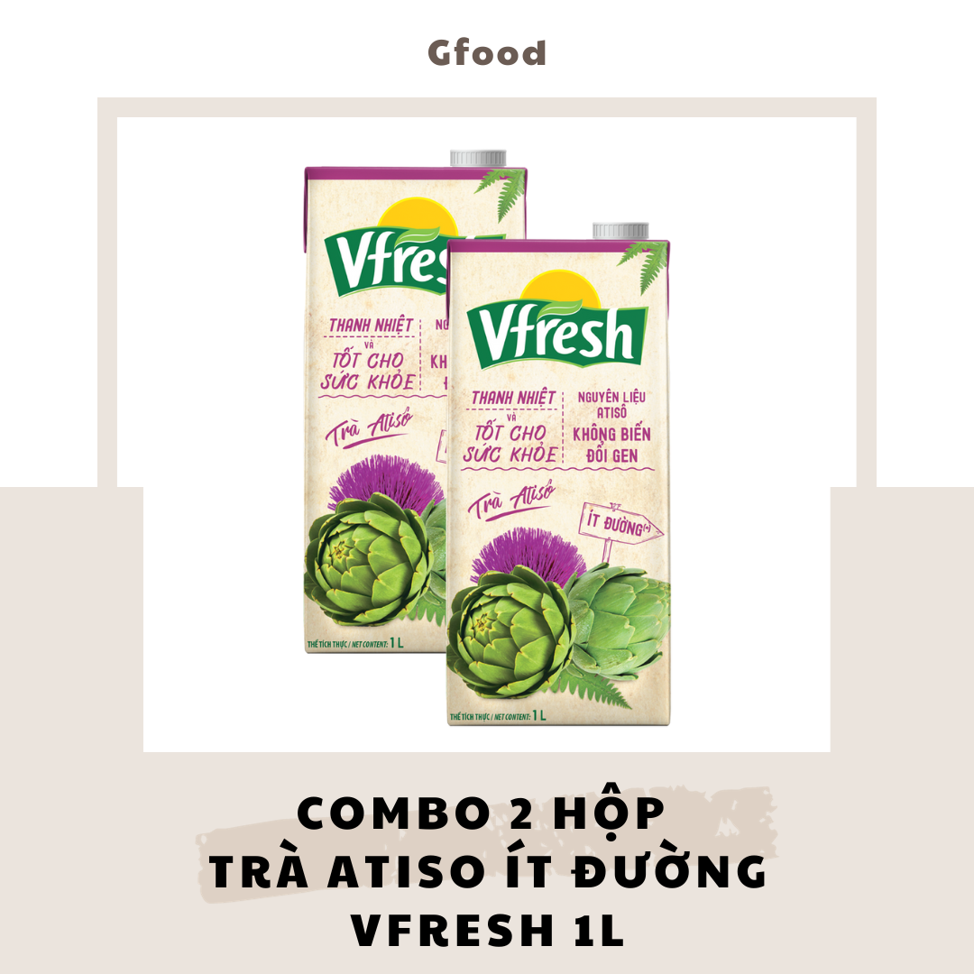 Vfresh trà atiso ít đường 1l